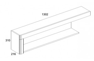 Полка навесная Torino