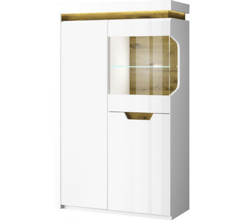 Шкаф с витриной Torino 1V2D L 