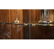 Двустворчатый шкаф витрина для посуды Алегро ALEG-13