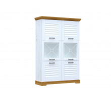 Двухстворчатый шкаф-витрина для посуды ГК-2 (СА/ОРН) Кантри